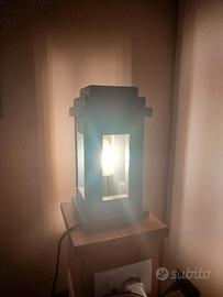 LAMPADA DA SCRIVANIA EFFETTO LANTERNA 