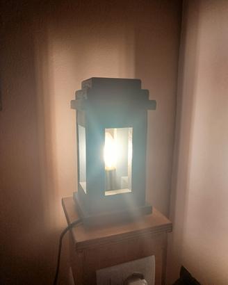 LAMPADA DA SCRIVANIA EFFETTO LANTERNA 