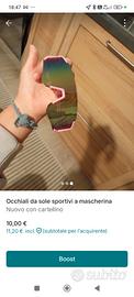 occhiali da sole sportivi 