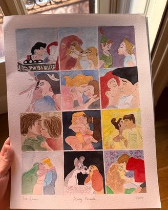 Salvemini– Disney Parade –Acquerello “Baci” (2022)