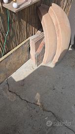 Forno a legna in materiale refrattario e cemento 