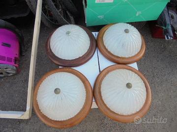 5 Lampadari tondi da soffitto o parete permuto