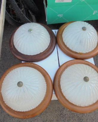 5 Lampadari tondi da soffitto o parete permuto