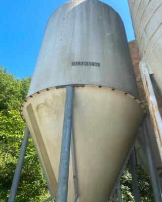 Silos per siero di latte smaltato