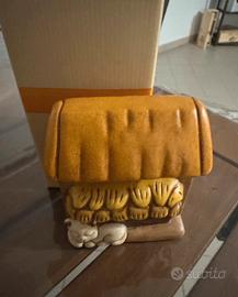 Thun presepe mangiatoia con gatto