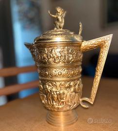 Riproduzione in bronzo massiccio e oro zecchino