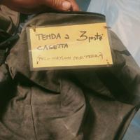tende diverse per campeggio 