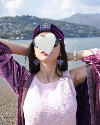 Turbante handmade e Ricamato a mano