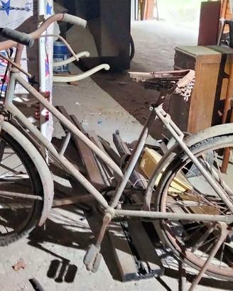 BICICLETTA DA RESTAURARE CON FRENI A BACCHETTA