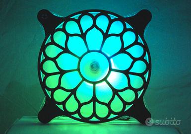 Griglia decorativa ventola RGB da 120mm PC Flamb 9