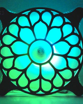 Griglia decorativa ventola RGB da 120mm PC Flamb 9