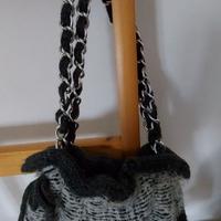 Borsa a tracolla donna in maglia