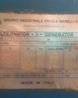 Alternatore/ generatore 40 kw