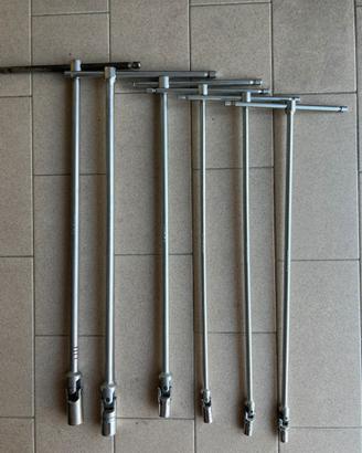 Set 6 Chiavi a T con Snodo Cardanico Beta 952