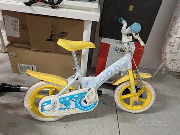 Bici bambini 16 pollici con rotelle