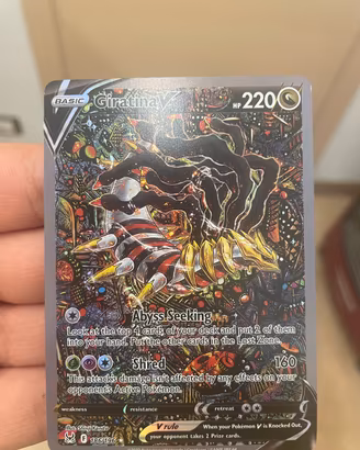 Pokémon Giratina V Alt Art 186/196-Lost Origin ENG