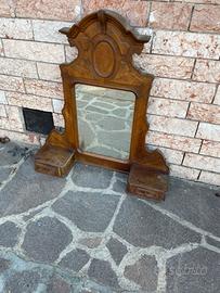 Specchiera legno vintage