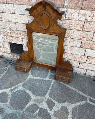 Specchiera legno vintage