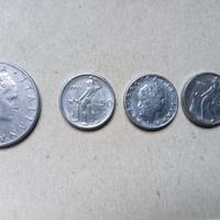 Monete vecchie 50 lire grandi e micro
