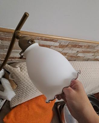 lampadario a 3 luci terracotta 