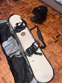 Tavola da Snowboard Nitro, sacca e scarponi