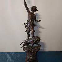 Scultura farro francese intitolata 'La Force"