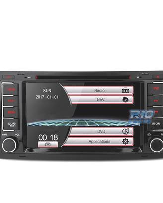 RADIO NAVIGATORE 7" PER VOLKSWAGEN VW TOUAREG T5 