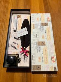 Penna piuma stilografica di calligrafia  