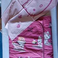 Lenzuolo e Trapuntino Hello Kitty