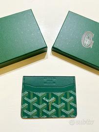 Porta carte Goyard Verde