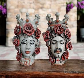 vasi, mori in ceramica h( 26cm) 