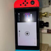 Nintendo switch con giochi e accessori