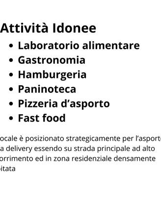 Attività di Hamburgeria