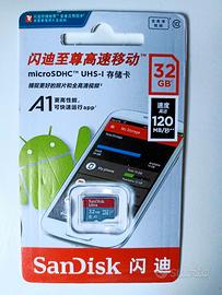 SanDisk Scheda di memoria Micro SDXC da 32 GB