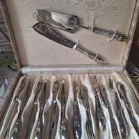 Servizio di posate vintage in argento anni 60/70