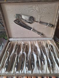 Servizio di posate vintage in argento anni 60/70