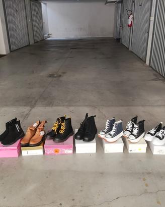 7 paia di scarpe