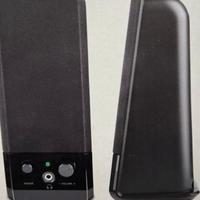 SPEAKERS BLACK STEREO COPPIA