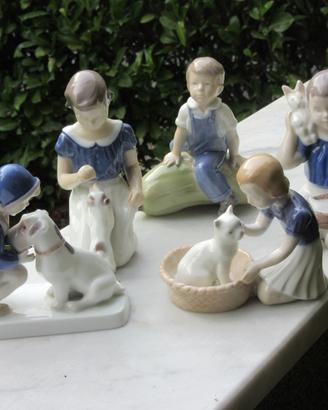 Statuine bimbi Bing Grondahl Royal Copenhagen