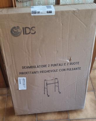 Deambulatore con rotelle