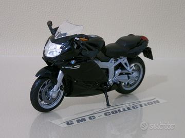 Bmw K1200 S 2004 Nero Black Moto Welly 1/18