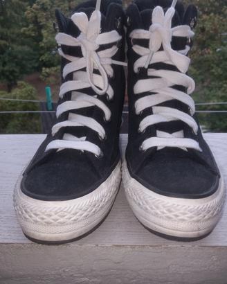 scarpe converse con plateau 