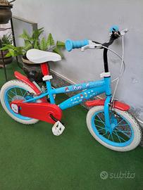 Bicicletta per bambini 14 pollici Puffi