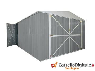 Box auto in Acciaio lamiera 360x514 grigio chiaro