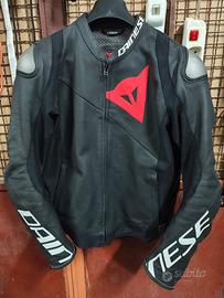 giacca moto in pelle dainese tg. 54