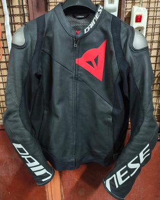 giacca moto in pelle dainese tg. 54