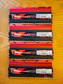 RAM DDR3 Gkill Trident F3-2400C10D-16GTX 8gb
