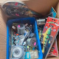 stock materiale per la pesca nuovo fox