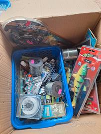 stock materiale per la pesca nuovo fox