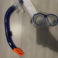 Set Snorkeling Oceano adulto blu